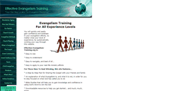 Desktop Screenshot of effective-evangelism-training.org