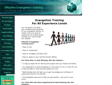 Tablet Screenshot of effective-evangelism-training.org